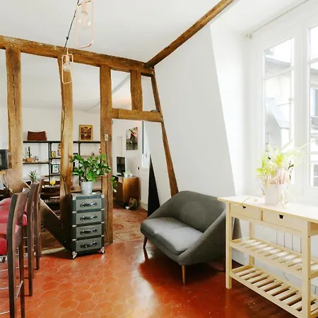 Appartement Bnbnook - Chic 1br Close To Louvre And Opera Paris
